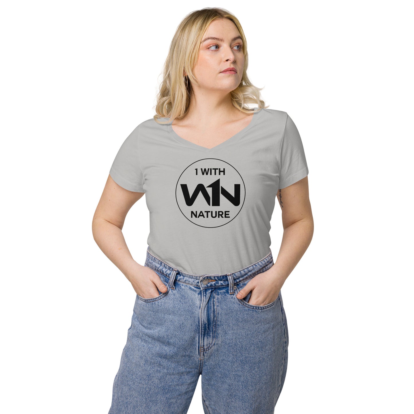 BEE SOUL SAVIOR - BLACK - WOMEN’S V-NECK T-SHIRT