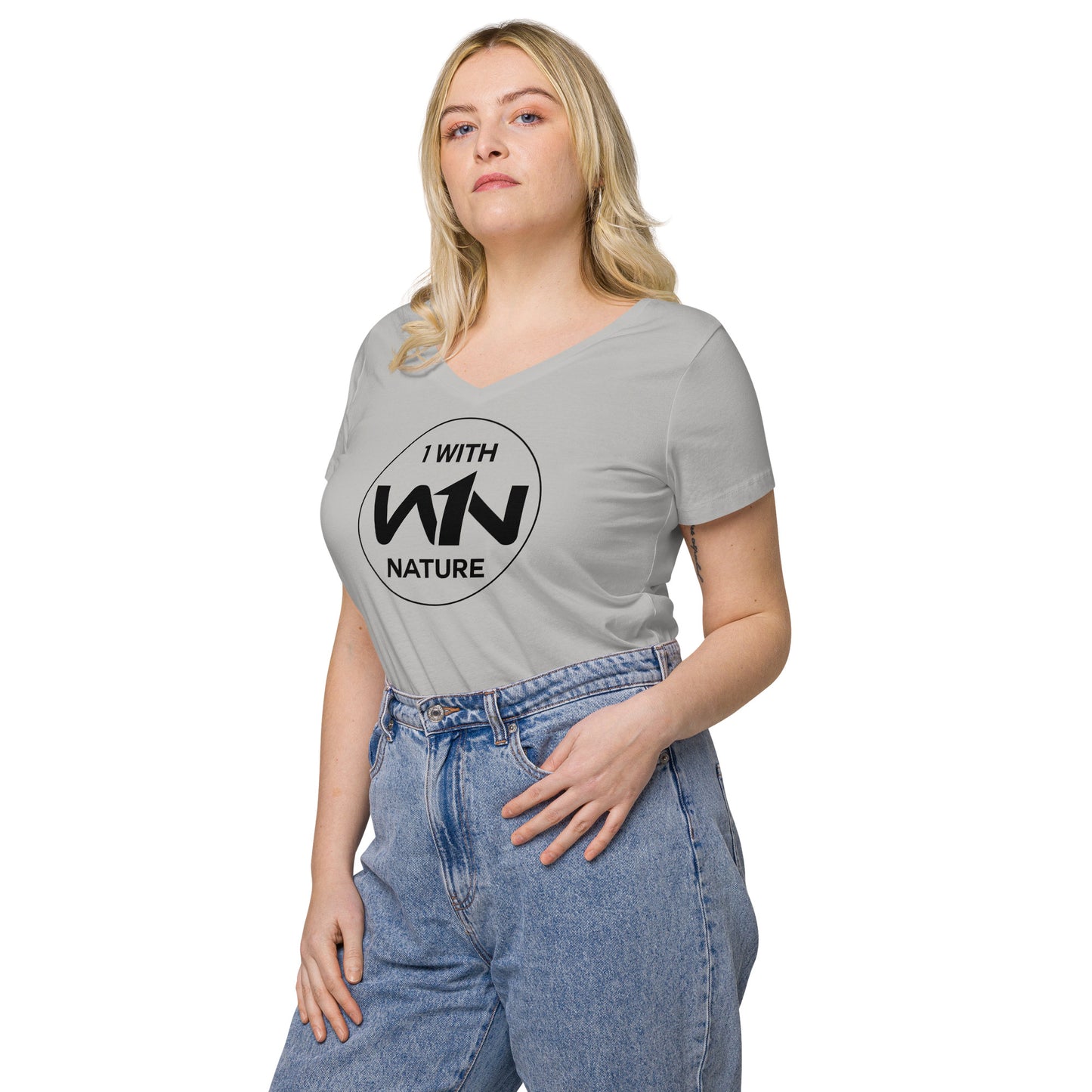 BEE SOUL SAVIOR - BLACK - WOMEN’S V-NECK T-SHIRT