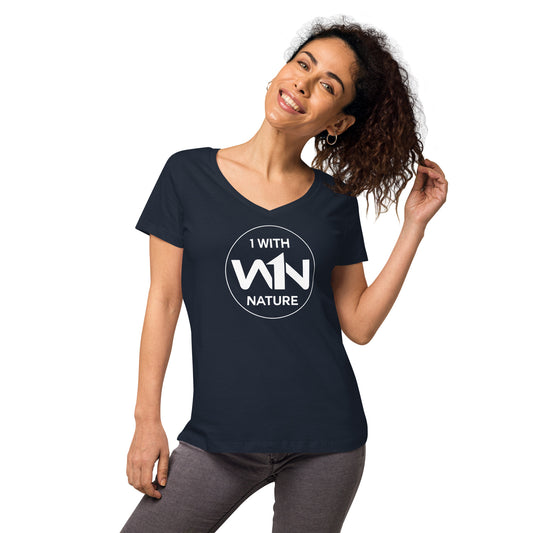 FOREST SOUL SAVIOR - WHITE - WOMEN’S V-NECK T-SHIRT