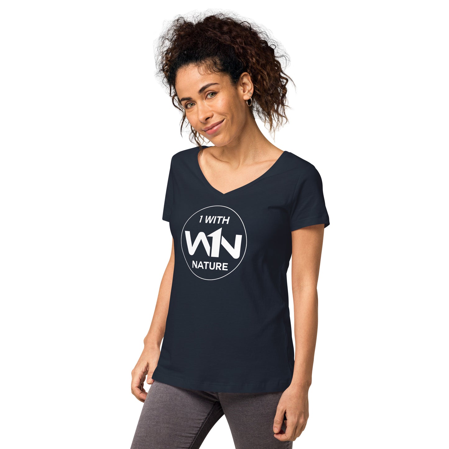 FOREST SOUL SAVIOR - WHITE - WOMEN’S V-NECK T-SHIRT