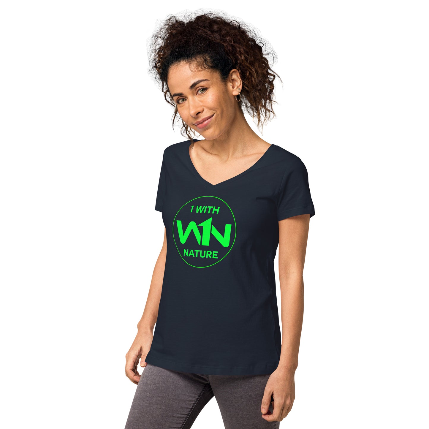 FOREST SOUL SAVIOR - GREEN - WOMEN’S V-NECK T-SHIRT