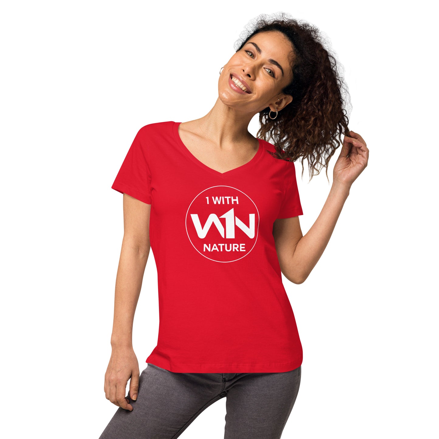 FOREST SOUL SAVIOR - WHITE - WOMEN’S V-NECK T-SHIRT