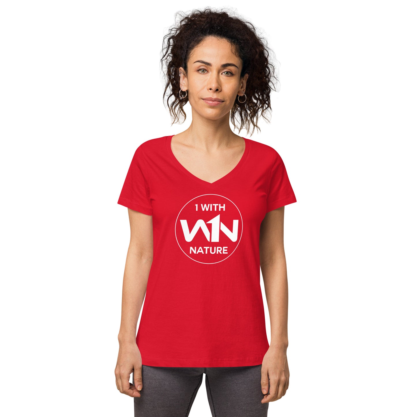 FOREST SOUL SAVIOR - WHITE - WOMEN’S V-NECK T-SHIRT