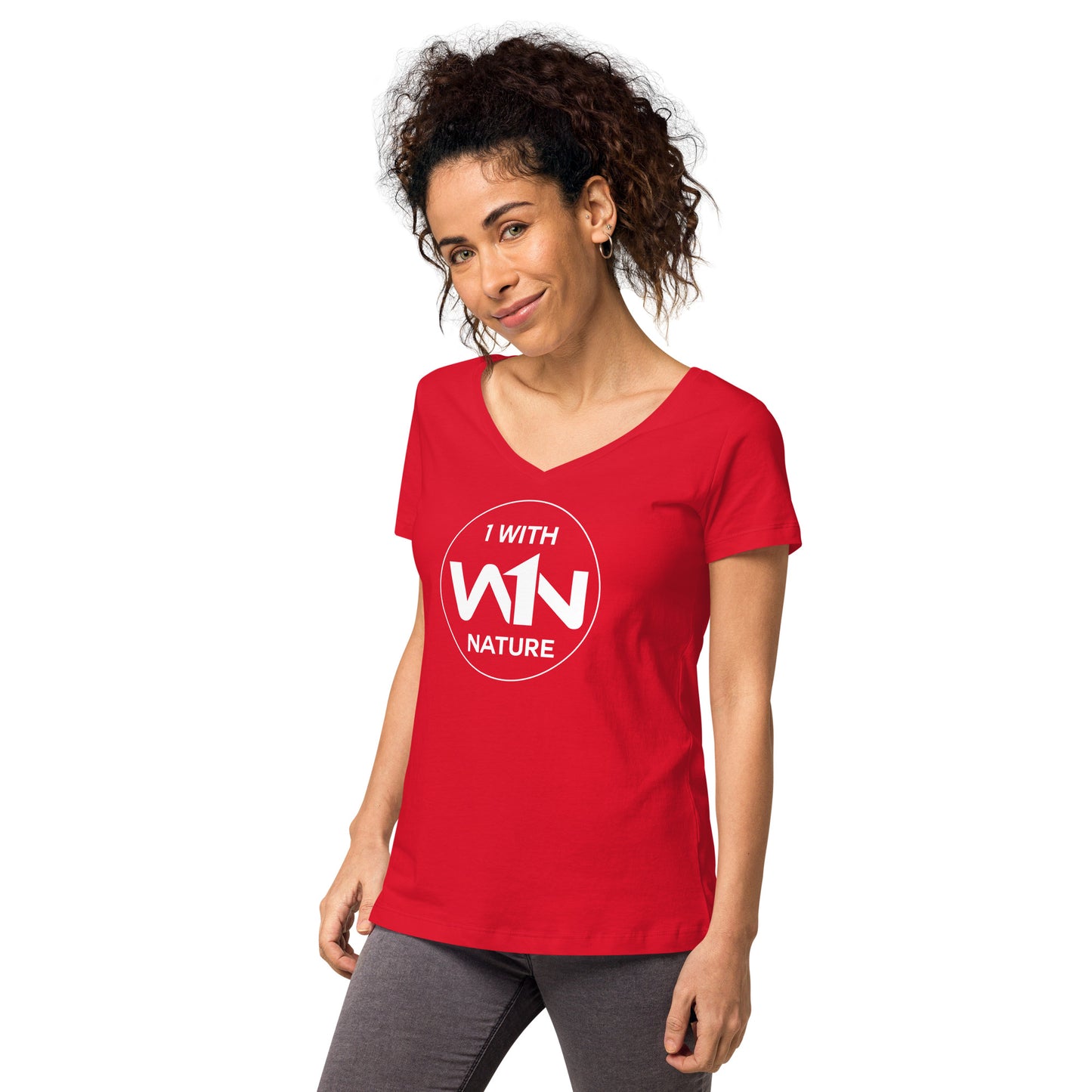 FOREST SOUL SAVIOR - WHITE - WOMEN’S V-NECK T-SHIRT