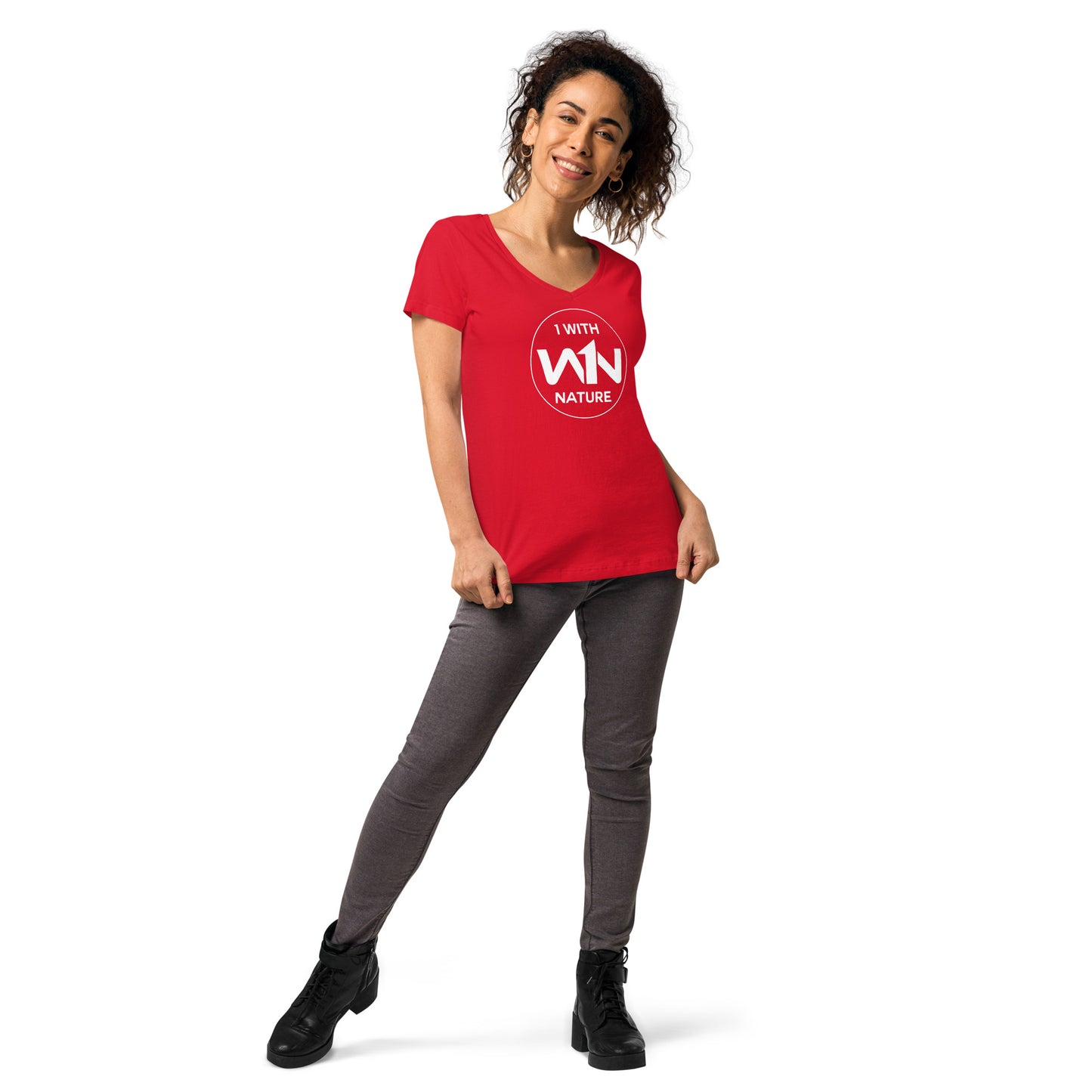 FOREST SOUL SAVIOR - WHITE - WOMEN’S V-NECK T-SHIRT