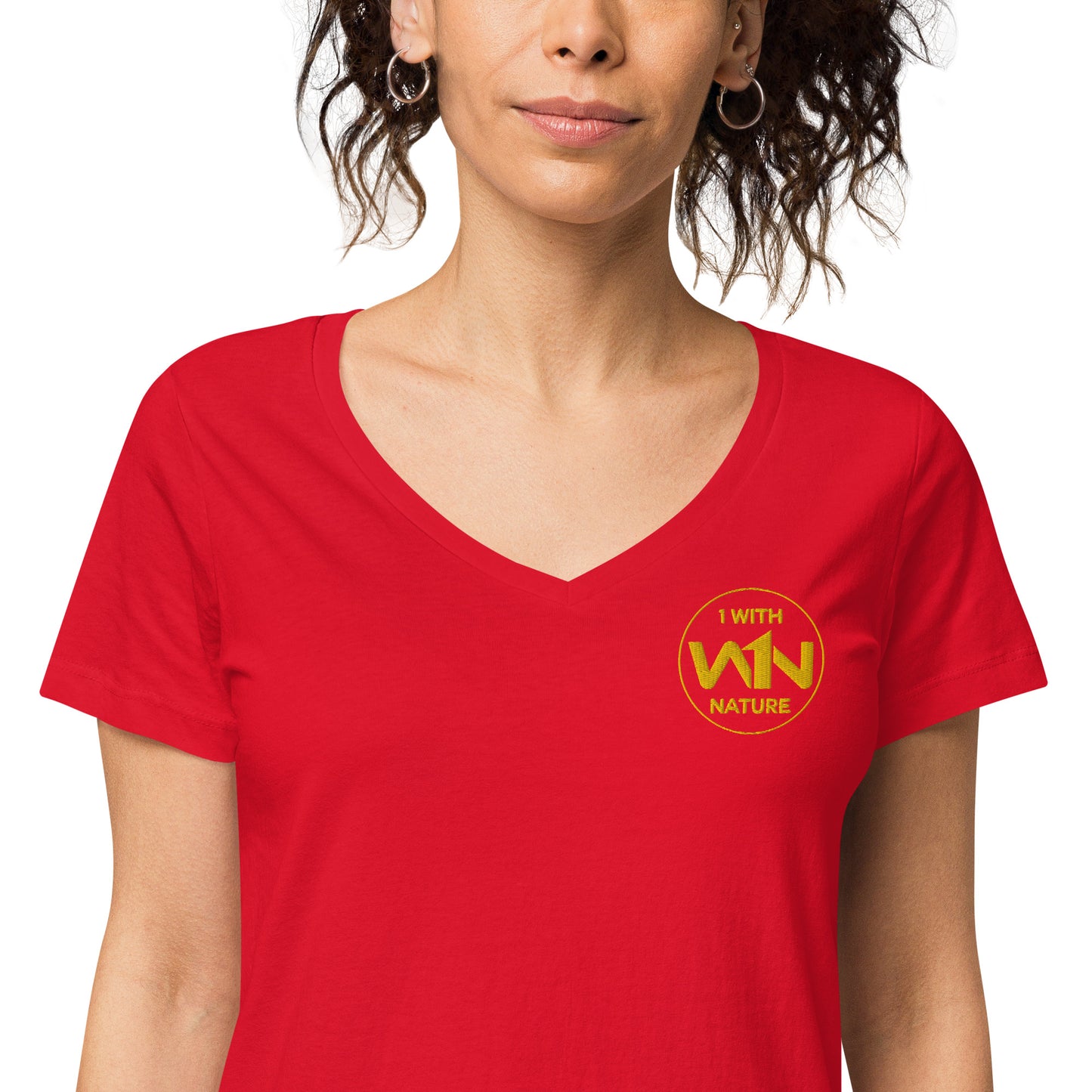 BEE HEART SAVIOR - YELLOW - WOMEN’S V-NECK T-SHIRT