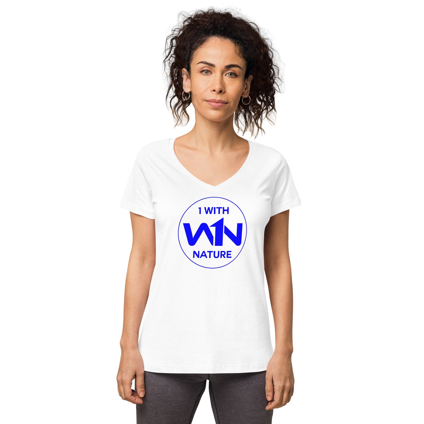 OCEAN SOUL SAVIOR - BLUE - WOMEN’S V-NECK T-SHIRT