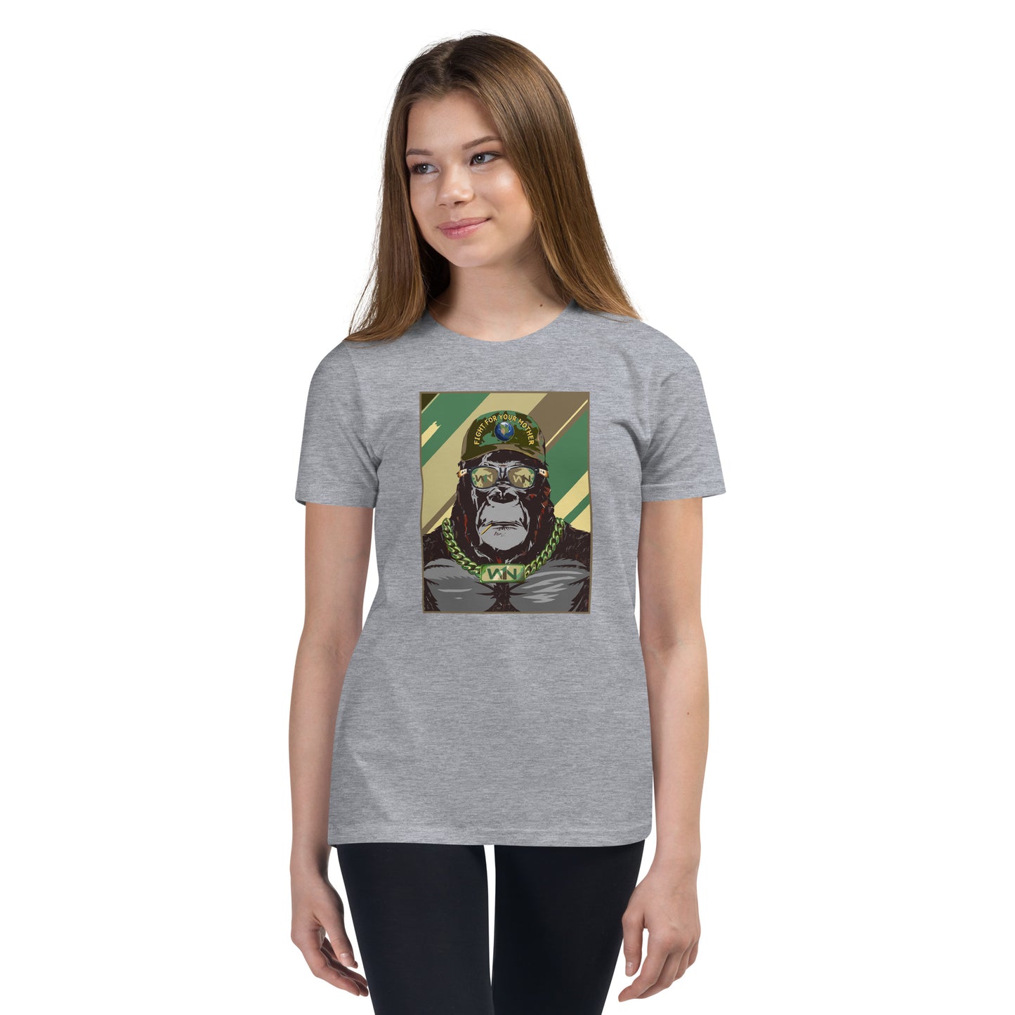 FOREST HERO - FIGHT FOR YOUR MOTHER - GORILLA - YOUTH T-SHIRT