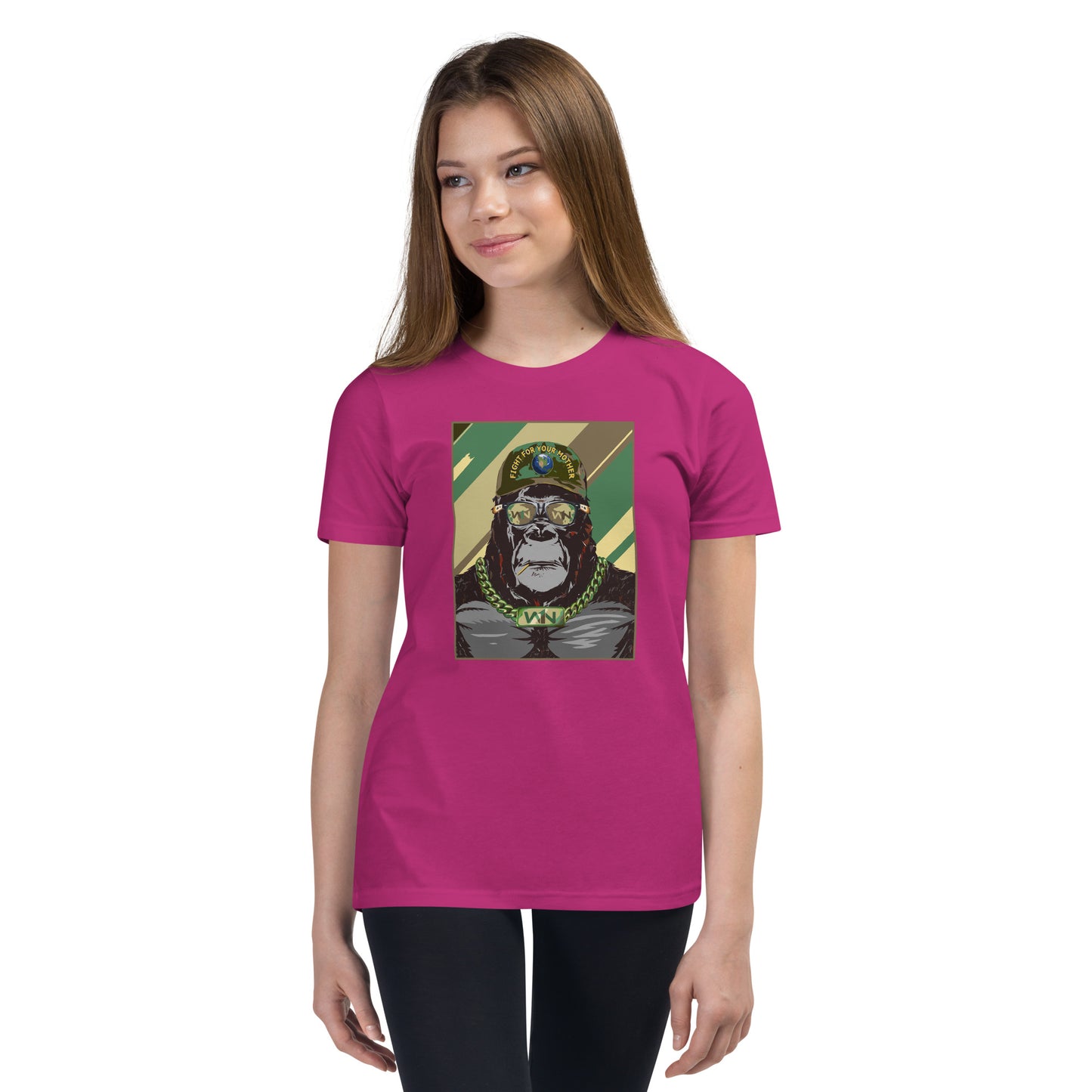 FOREST HERO - FIGHT FOR YOUR MOTHER - GORILLA - YOUTH T-SHIRT
