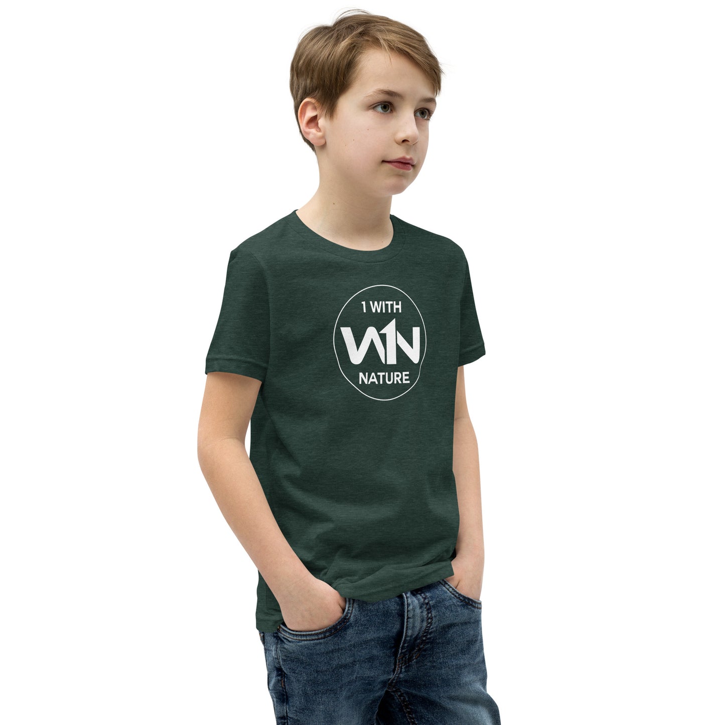 FOREST HERO - WHITE - YOUTH T-SHIRT