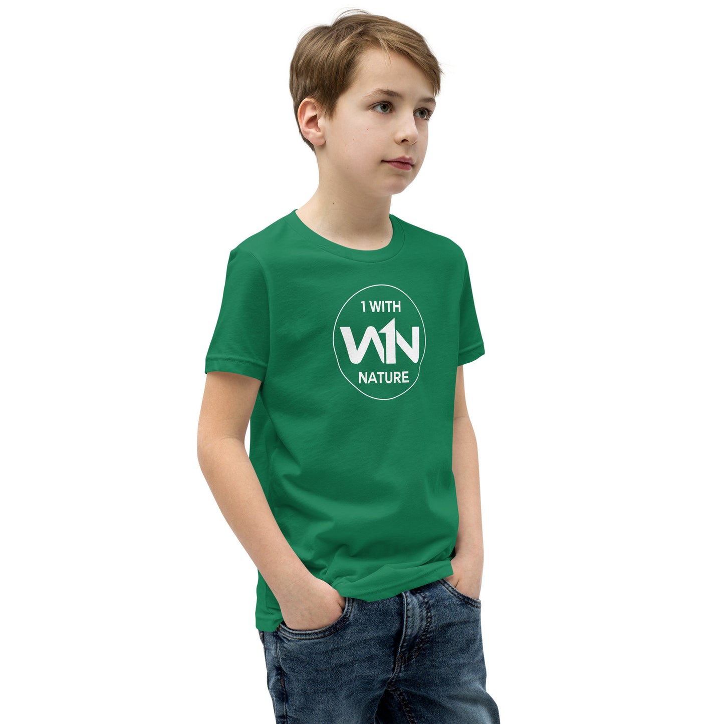 FOREST HERO - WHITE - YOUTH T-SHIRT